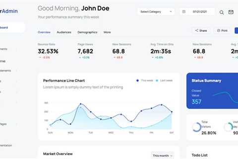 25 Free Bootstrap Dashboard & Admin Templates