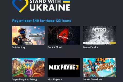 Incredible bundle nets you £2k worth of games – and proceeds go to Ukraine