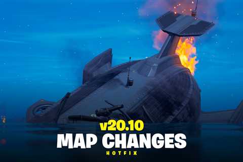 Fortnite v20.10 Hotfix Map Changes – Daily Bugle Blimp Destroyed