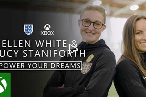 The England Lionesses & Xbox: Power Your Dreams - Ellen White & Lucy Staniforth Surprise FC ..