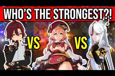 DPS SHOWDOWN! Heizou vs Yanfei vs Ningguang! Who's the Strongest 4★ Catalyst? - Gamer..