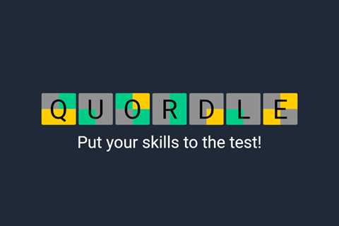 Quordle words today: Quordle clues and answers for July 26, 2022