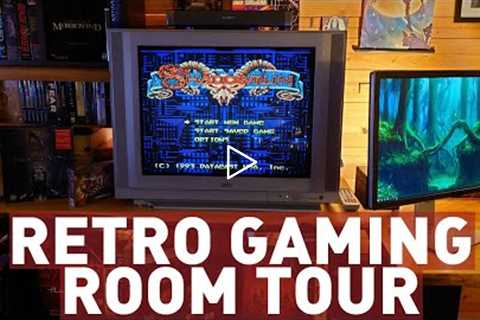 Retro Gaming Room Tour | Dual CRTs & Old Games!