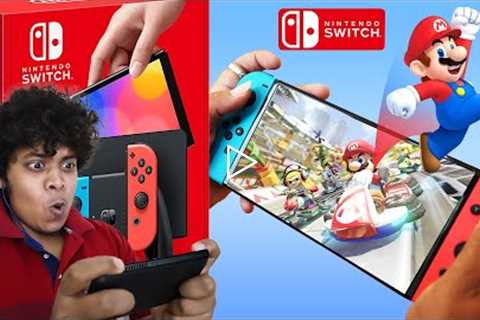 NINTENDO SWITCH!!! - MARIO Game 😍 - Unboxing | Irfansview