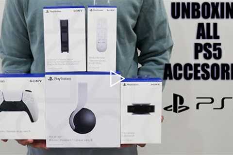 All PlayStation 5 Accessories - Unboxing and Review of Next Gen Console Hardware