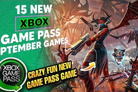 15 NEW XBOX GAME PASS GAMES REVEALED FOR SEPTEMBER