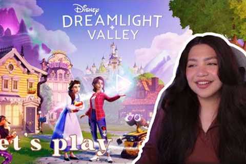 Playing DISNEY DREAMLIGHT VALLEY & Chill 🏰✨ | Nintendo Switch Gameplay + First Impressions!