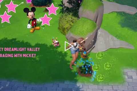 Disney Dreamlight Valley Foraging with Mickey