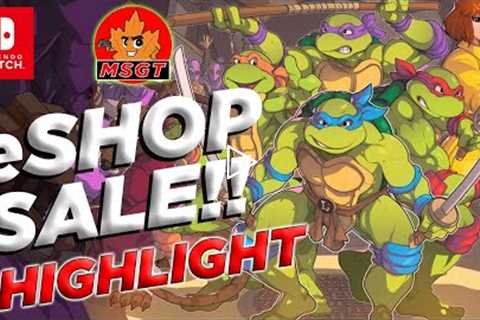 Nintendo Switch eSHOP SALE HIGHLIGHT and Mini Review | TMNT Shredder's Revenge is ON SALE!!