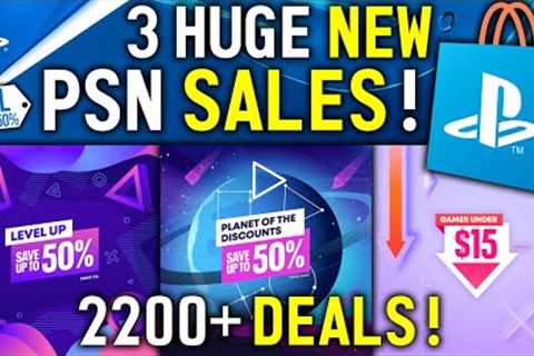 3 HUGE NEW PSN SALES Live Now! 2200+ New PS4/PS5 DEALS to Buy - New PSN PlayStation Game DEALS 2022