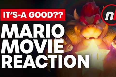 Our Reaction To The Mario Movie Trailer
