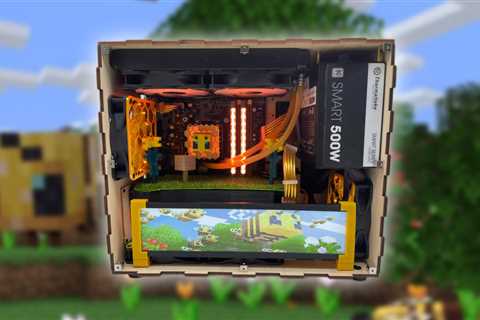 This custom gaming PC is a Minecraft bee farm