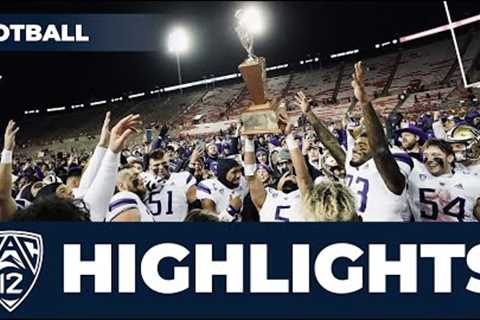 No. 13 Washington vs. WSU | Game Highlights | 2022 Apple Cup | College Football