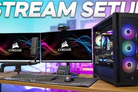 $5,000 FULL Streaming Setup (PC, Monitors, Mic, Camera & MORE)