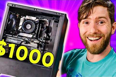 4K PC Gaming is Cheap Now! - $1000 Gaming PC Build 2022