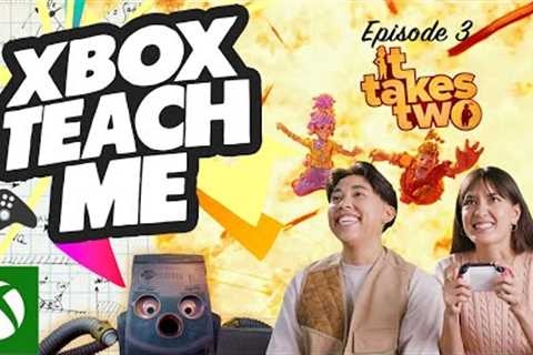 Fighting a Giant Vacuum Cleaner with Your Partner - Xbox Teach Me: Episode 3