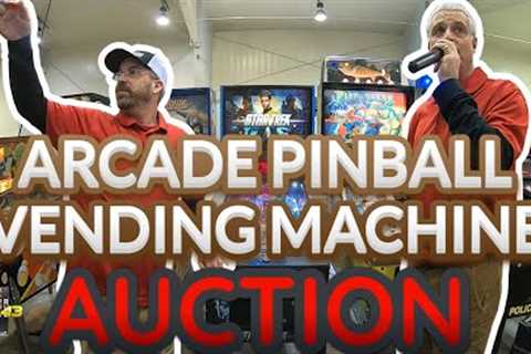 Arcade Pinball Vending Machine Claw Machine Coin Pusher Amusement Game Auction Results - N. Carolina