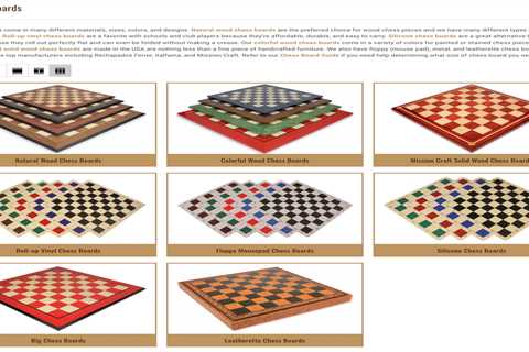 How to Choose the Perfect Black Chess Board