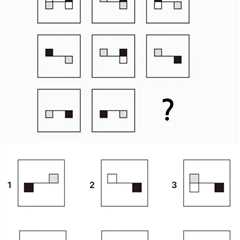 What are the patterns in these two matrices?