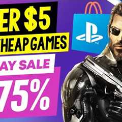 10 AWESOME PSN Game Deals UNDER $5! PSN HOLIDAY SALE 2023 SUPER CHEAP PS4/PS5 Games to Buy!