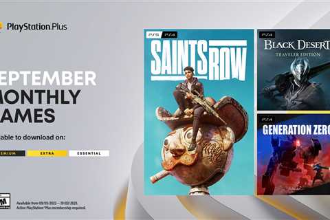 PlayStation Plus Monthly Games for September: Saints Row, Black Desert – Traveler Edition,..