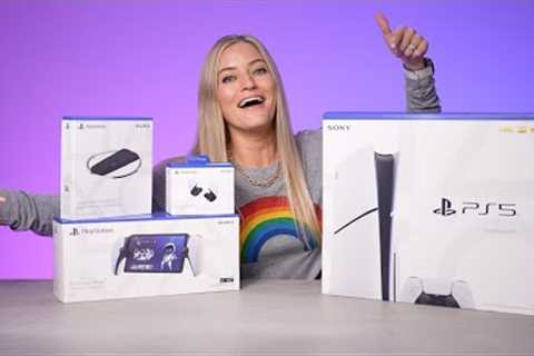 New PlayStation Accessories Haul! PS5 Slim, PlayStation Portal, Pulse Explore Earbuds