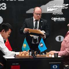 Ding Topples Nepomniachtchi In Chaotic Game 12, Evens Score With 2 Games Left