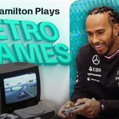 Lewis Hamilton Plays Retro Video Games from His Childhood! 🎮