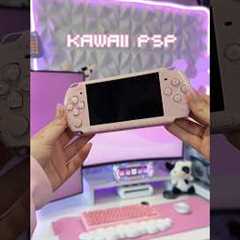 The cutest vintage device! #gaming #playstation #psp #shortsfeed #pink #kawaii #shortsvideo #setup