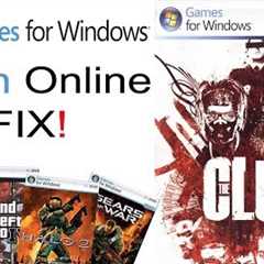 Games for Windows Live Online Login Fix!