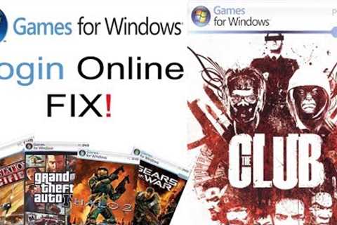 Games for Windows Live Online Login Fix!