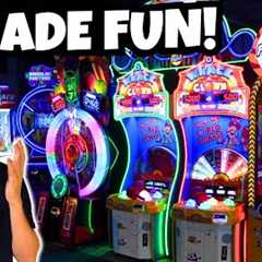 NEW ARCADE GAMES! Fun, Fails, and Jackpots at Round 1!