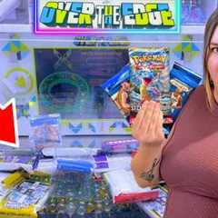 Arcade Game Overflowing with Trading Cards!
