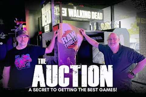 Where do you find games?  Going to an arcade auction!