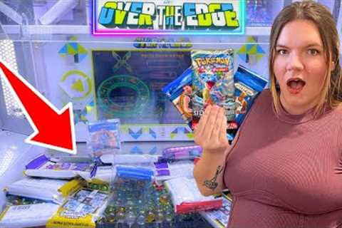 Arcade Game Overflowing with Trading Cards!