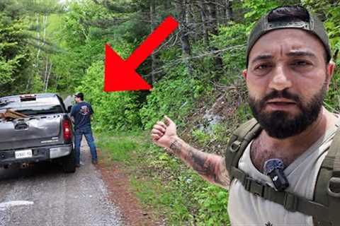 (OFF GRID)  WEIRD GUY BLOCKED MY ROAD AND WHAT HE DID WILL SHOCK YOU!