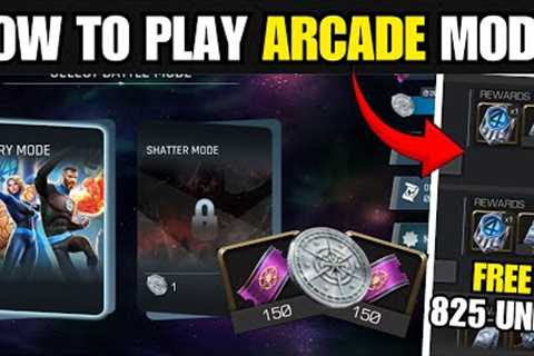 HOW TO PLAY ARCADE GAME MODE | FREE 825 UNITS + TITAN CRYSTAL | MCOC