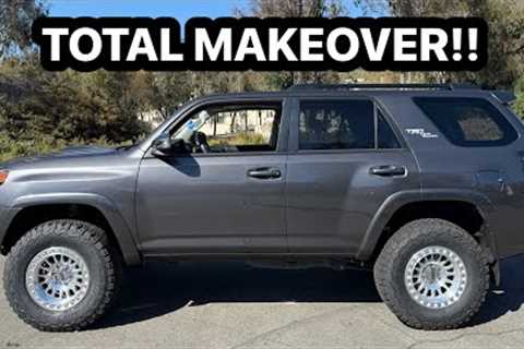 4Runner Gets Lifted on Stage 2 Eibach Pro Lift!!